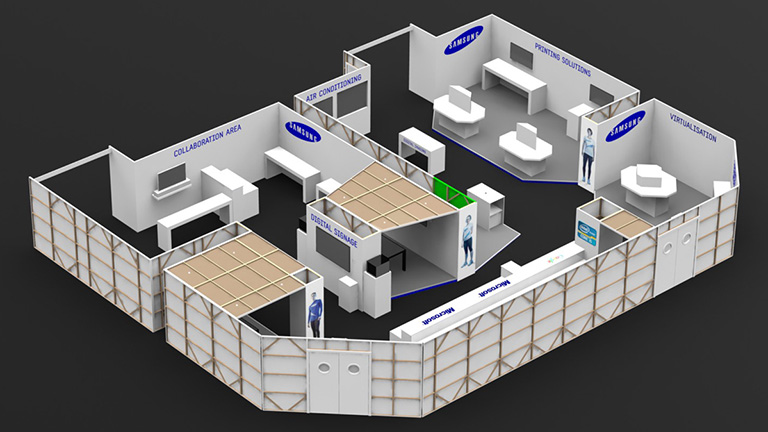 Samsung Exhibition CAD